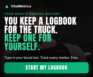 VitalMetrics: you keep a logbook for the truck. Keep one for yourself.