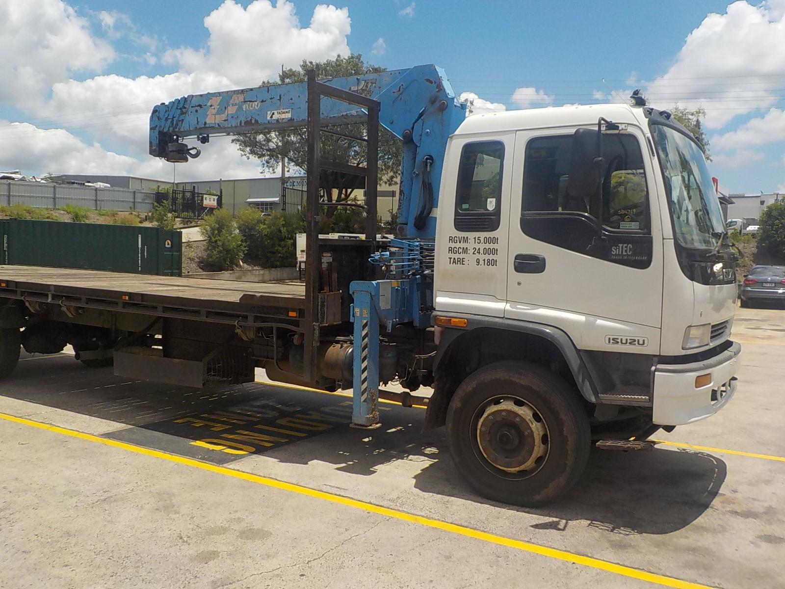 1999 Isuzu Fvr Manual Crane Truck 1999 Isuzu Fvr Manual Crane Truck